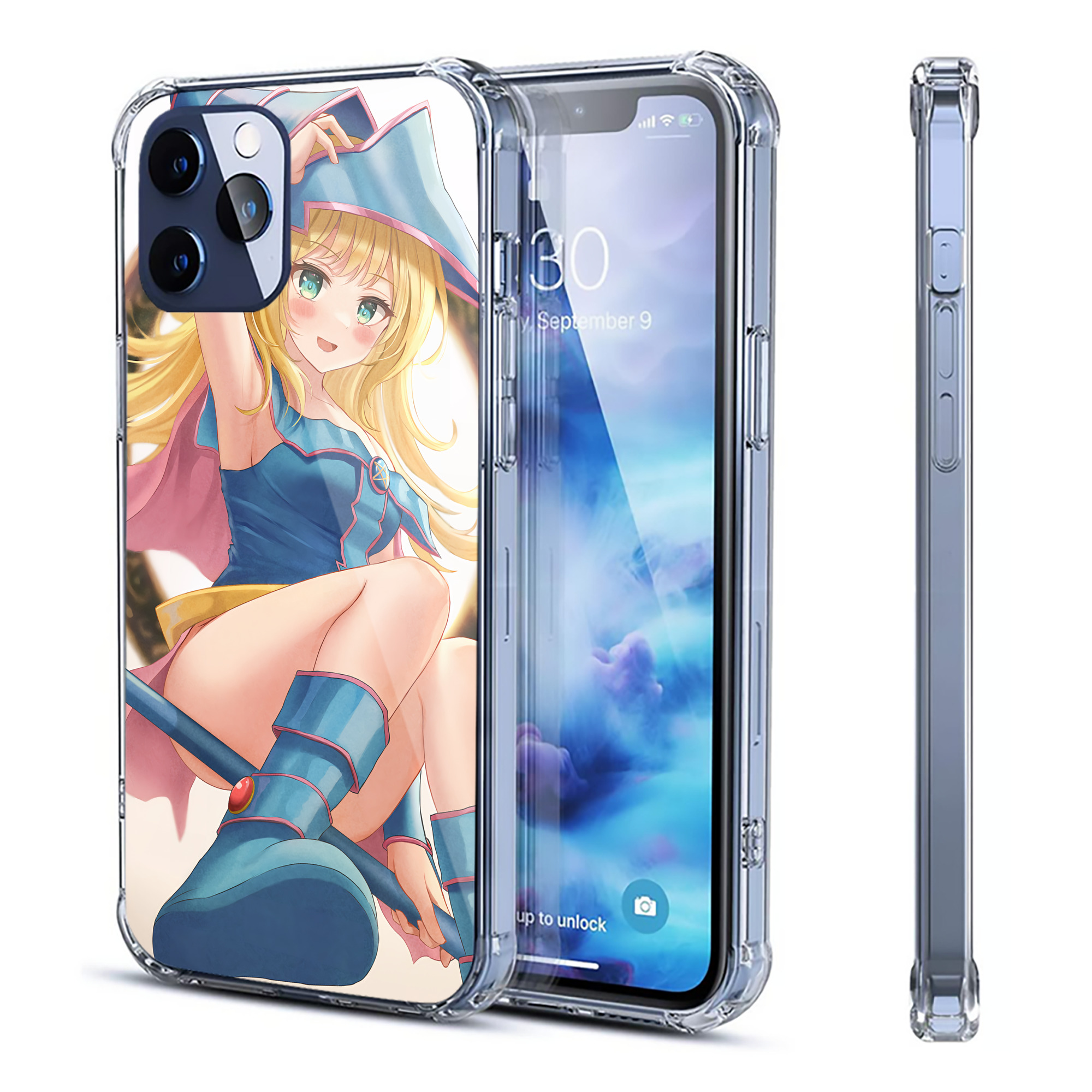 （画像用） 遊☆戯☆王 Yu-Gi-Oh! 【iPhone 12シリーズ対応】透明スマホケース（クリアソフトケース）